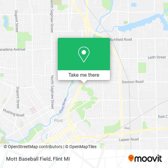 Mott Baseball Field map