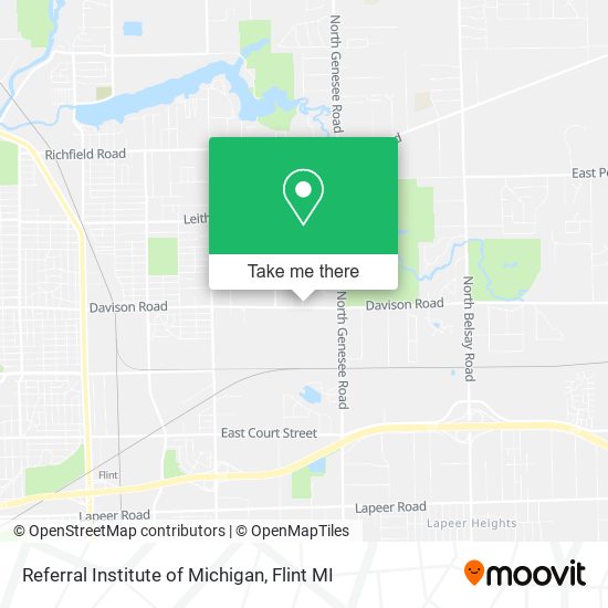 Referral Institute of Michigan map