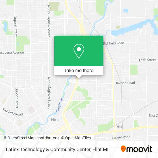 Latinx Technology & Community Center map