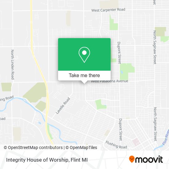 Mapa de Integrity House of Worship
