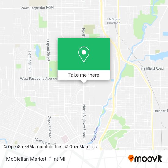 McClellan Market map