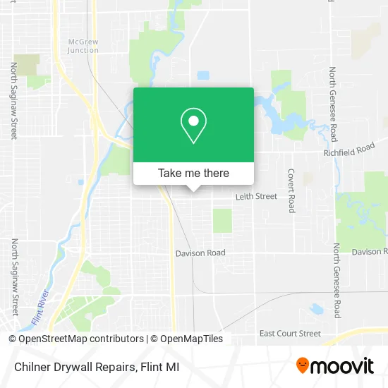 Chilner Drywall Repairs map