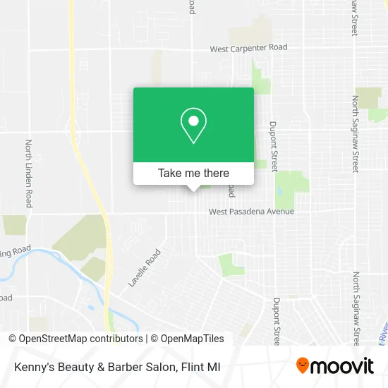 Kenny's Beauty & Barber Salon map