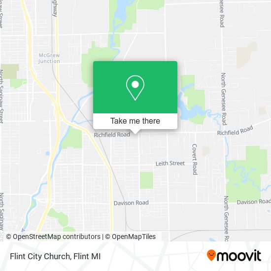 Flint City Church map