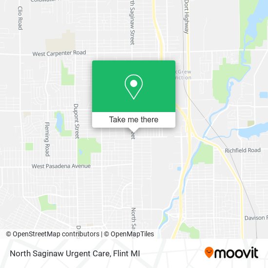 Mapa de North Saginaw Urgent Care