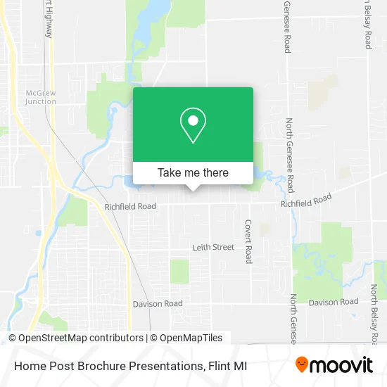 Home Post Brochure Presentations map