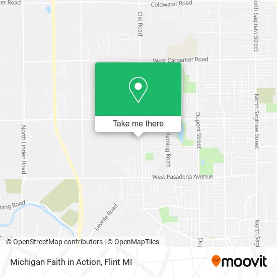 Mapa de Michigan Faith in Action