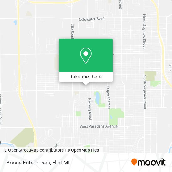 Mapa de Boone Enterprises