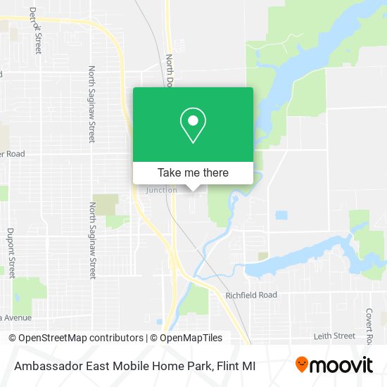 Ambassador East Mobile Home Park map