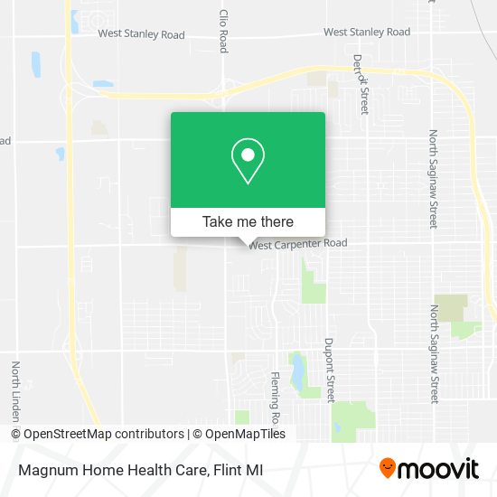 Magnum Home Health Care map