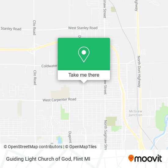 Guiding Light Church of God map