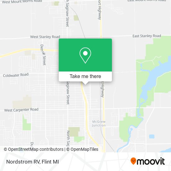 Nordstrom RV map