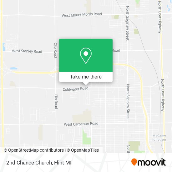 2nd Chance Church map