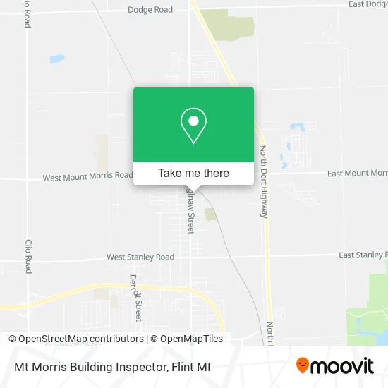 Mapa de Mt Morris Building Inspector