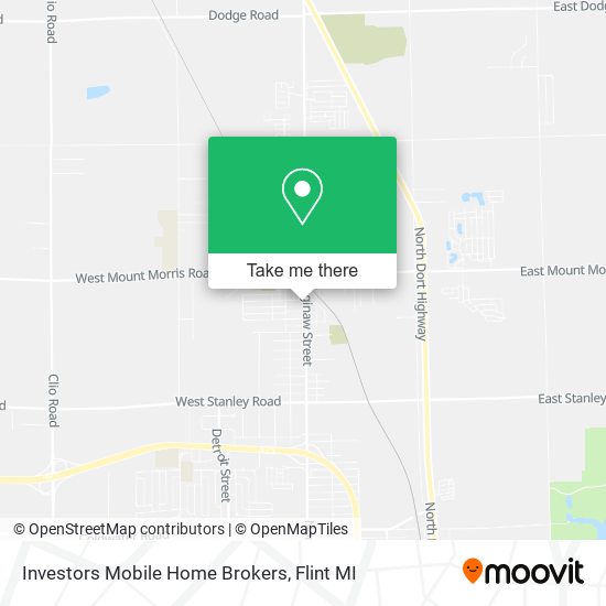 Investors Mobile Home Brokers map