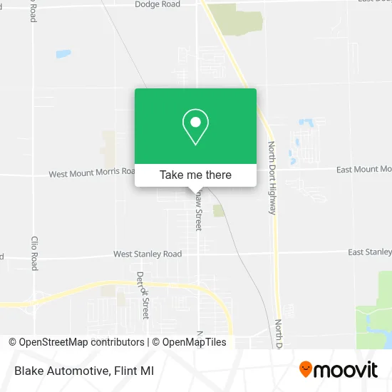 Blake Automotive map