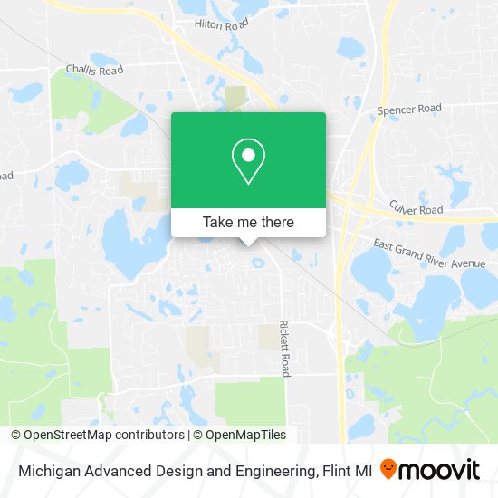 Mapa de Michigan Advanced Design and Engineering