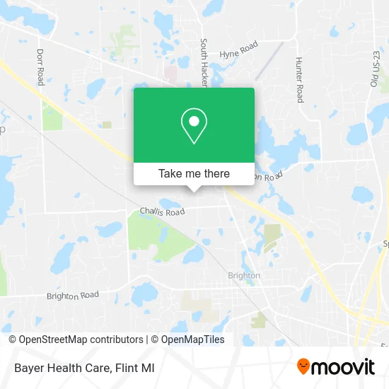 Bayer Health Care map