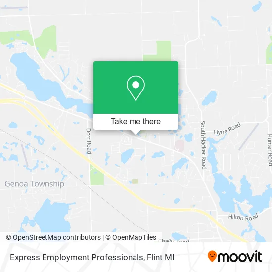 Express Employment Professionals map