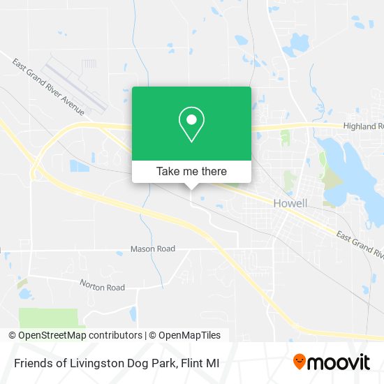 Friends of Livingston Dog Park map