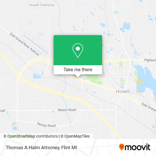 Mapa de Thomas A Halm Attorney