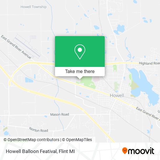 Mapa de Howell Balloon Featival