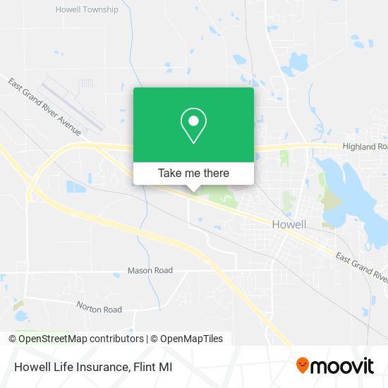 Howell Life Insurance map