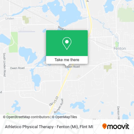 Athletico Physical Therapy - Fenton (Mi) map