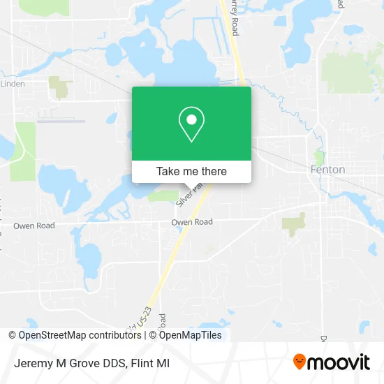 Jeremy M Grove DDS map