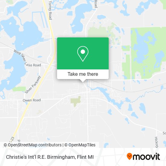 Christie's Int'l R.E. Birmingham map
