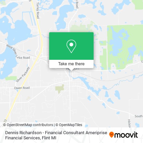Dennis Richardson - Financial Consultant Ameriprise Financial Services map