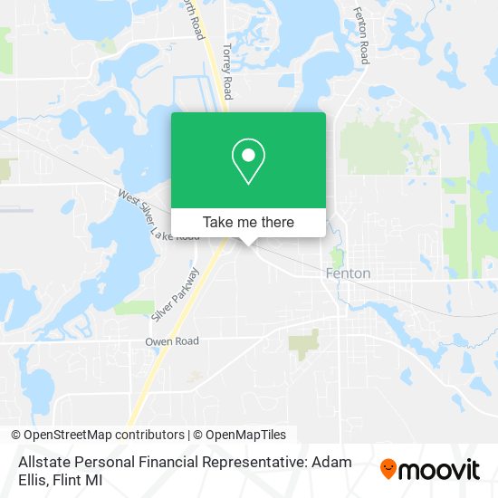 Mapa de Allstate Personal Financial Representative: Adam Ellis
