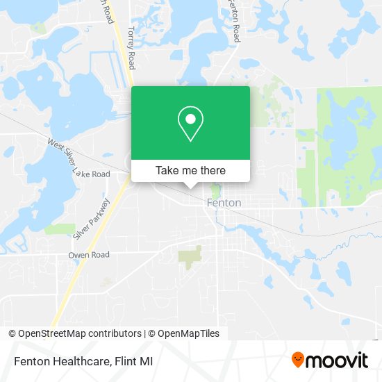 Fenton Healthcare map