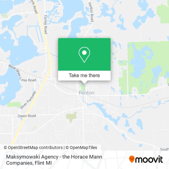 Mapa de Maksymowski Agency - the Horace Mann Companies