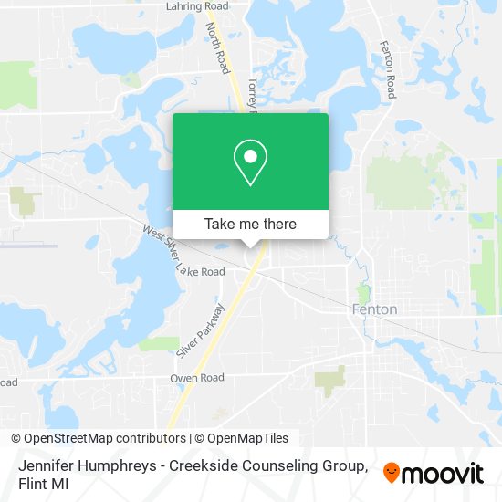 Jennifer Humphreys - Creekside Counseling Group map