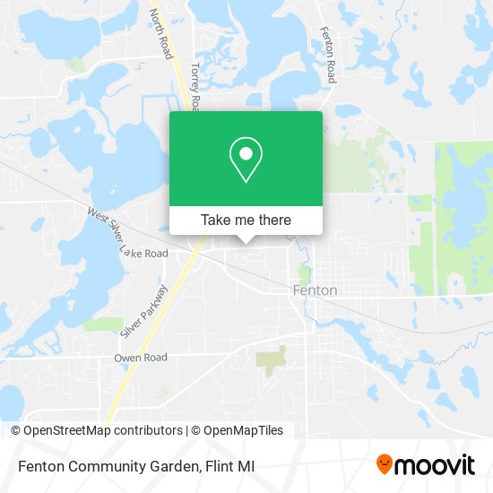 Fenton Community Garden map