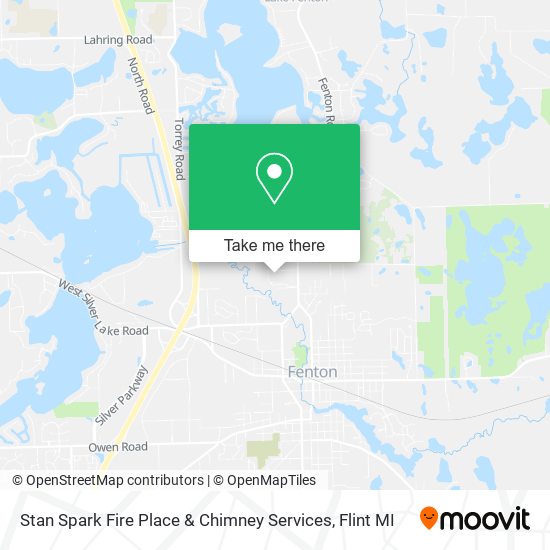 Stan Spark Fire Place & Chimney Services map
