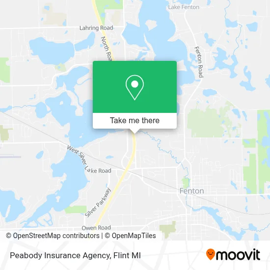 Peabody Insurance Agency map