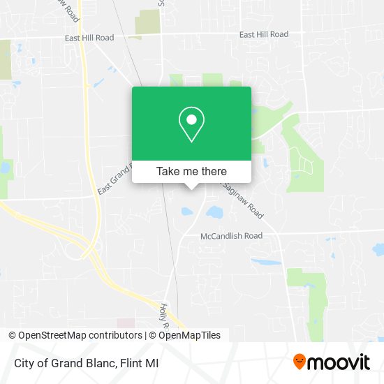 Mapa de City of Grand Blanc