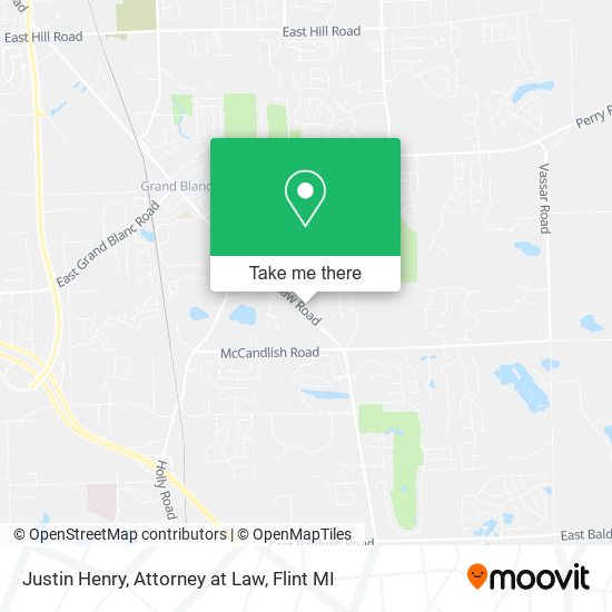 Mapa de Justin Henry, Attorney at Law
