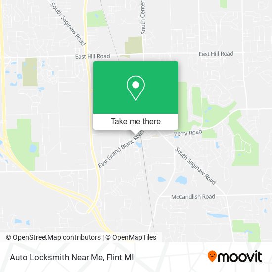 Auto Locksmith Near Me map