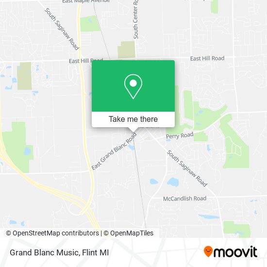Mapa de Grand Blanc Music