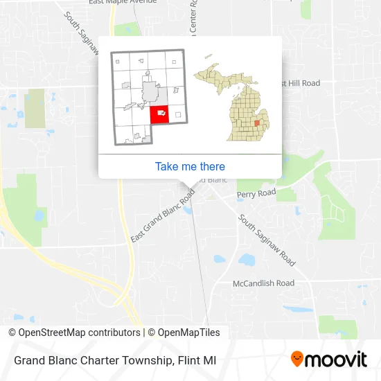 Grand Blanc Charter Township map