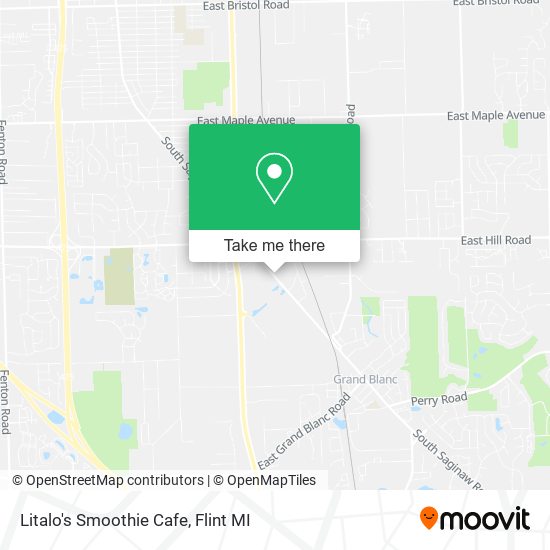 Mapa de Litalo's Smoothie Cafe