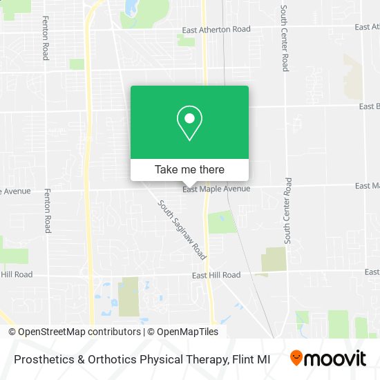 Prosthetics & Orthotics Physical Therapy map