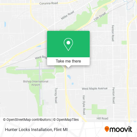 Mapa de Hunter Locks Installation
