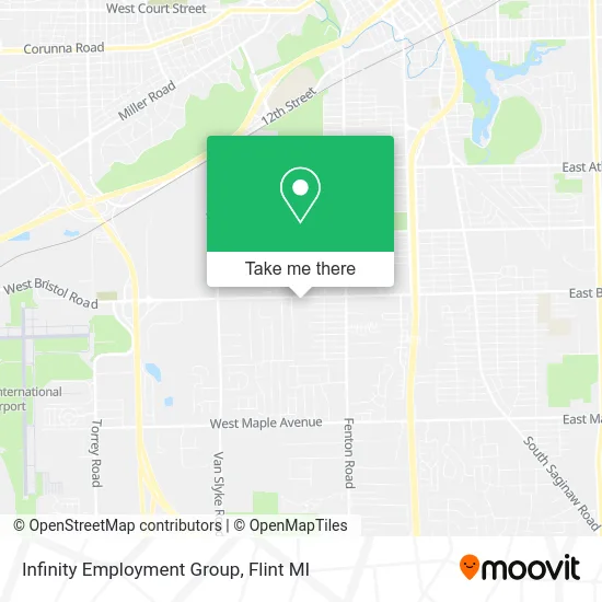 Infinity Employment Group map
