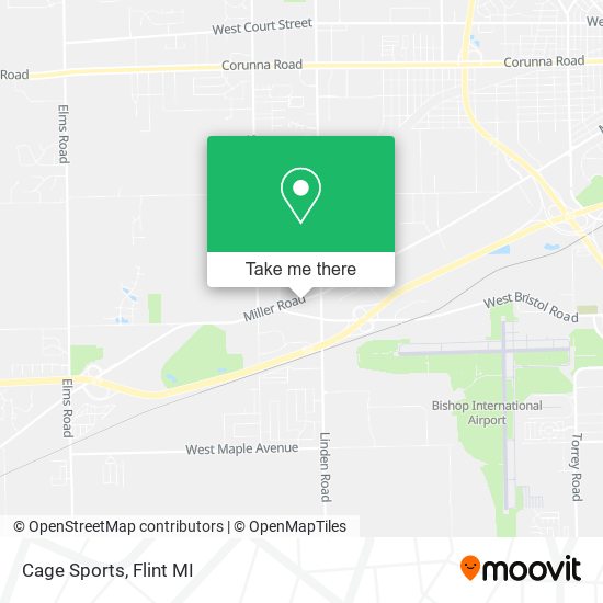 Cage Sports map