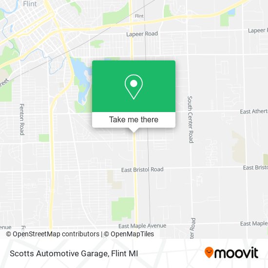 Scotts Automotive Garage map