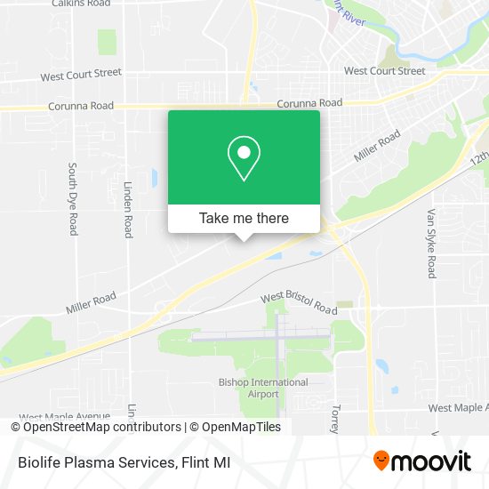Mapa de Biolife Plasma Services